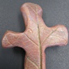 LEAF IMPRESSED HAND CROSS