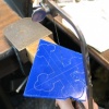 CUTTING OUT CROSS SHAPE