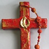 THE SPIRIT IN MOTION
GOLD & RED COLLAGE CROSS