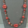 PEACH TO CORAL
SHORT BEAD SET