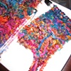 BEGINNING OF AN ART SCARF