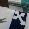 PATTERN LAYOUT ON WAX BLOCK