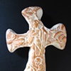 GOLD GOOD SHEPHERD HAND HELD CROSS #3