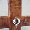 FIRE CROSS CLOSE UP (SOLD)