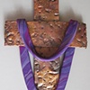 COPPER CROSS WITH PURPLE SHROUD_1