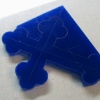 PARTIAL CUTOUT OF CROSS SHAPE