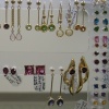 14K GOLD & GEMSTONE EARRING DISPLAY