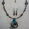 DESERT LANDSCAPE 
Full View of Beads w/ Pendant
