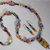 PAINTED DESERT SUNSET 
BEADED NECKLACE SET