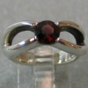 STERLING RING WITH GARNET