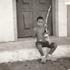 boy with berimbau