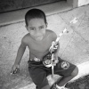 boy with berimbau