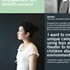 Global Student Leadership, brochure portraits