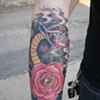 cobra and roses
