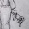 Child and Grief Baby Sketch #3