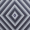 SiGNAL RED AND GREY SCALE DIAMOND