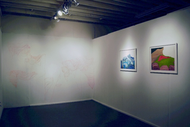 Installation view: Points of Impact