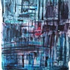 "shapes and hearts" 48"x36" acrylic on matte board. '08