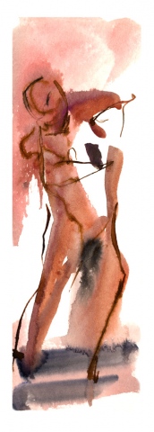 Standing there