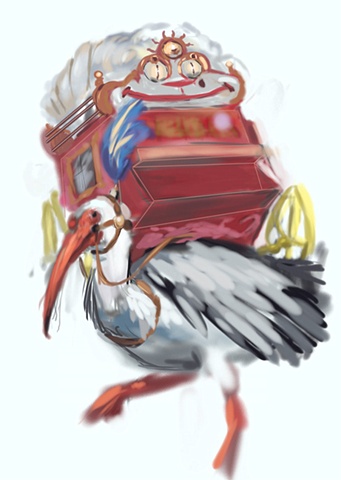 Ibis and caravan