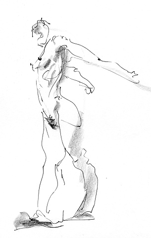 Standing female figure