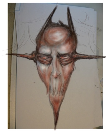 Untitled/ mask sketch
