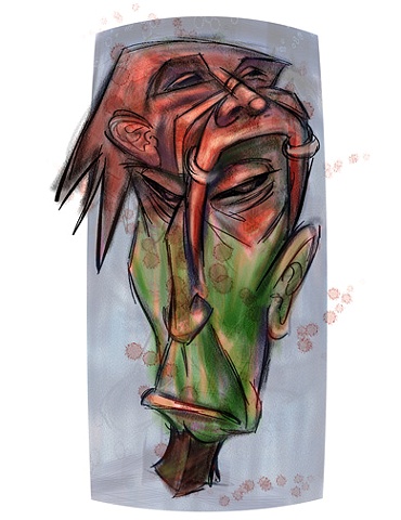 "Cap" / mask sketch
