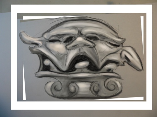 "Three part harmony" /mask sketch