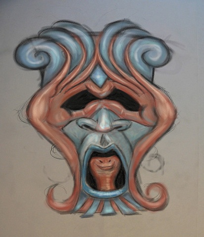 Untitled/ mask sketch