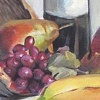Fruit, basket,& wine