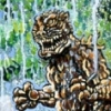 Gozilla memorial statue