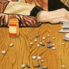 Grandma takes her pills like its candy