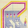 Blue Line Drawing I