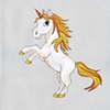 Spray Painted Out Morgan Stanley Ad with Unicorn