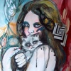 Portrait of Cat Lady