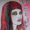 Portrait of NEON Girl