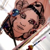 Fabric ART installation: Lovesick and Vanishing