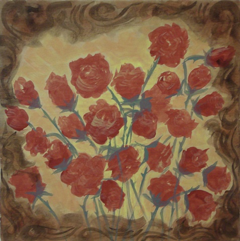 red roses