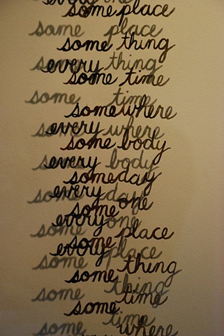 Some/ Every (detail)