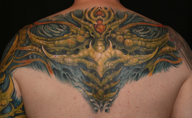 Bio-mechanical backpiece.