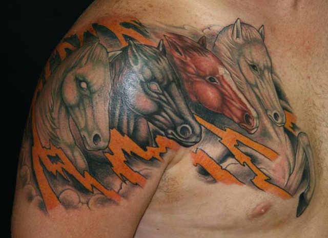 horse tattoo