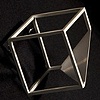 One-Sided Cube Brooch