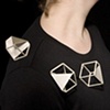 Three Deconstructed Brooches