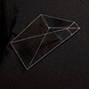 Grey Perspective Brooch