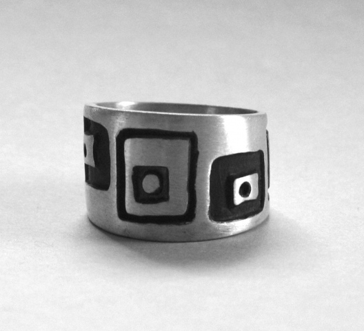 Geo Silver Ring