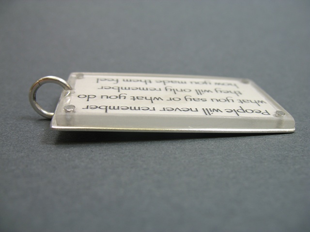 Quote Pendant