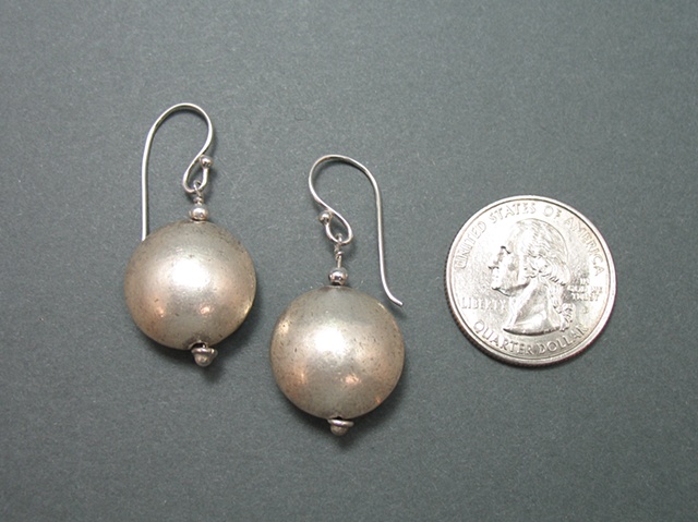 Small Hollow Bead Earrings