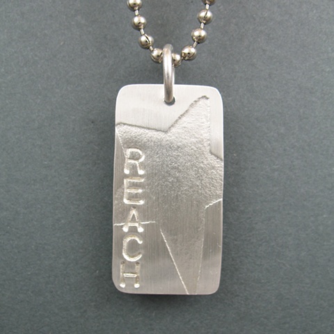 Sterling Silver Reach Tag