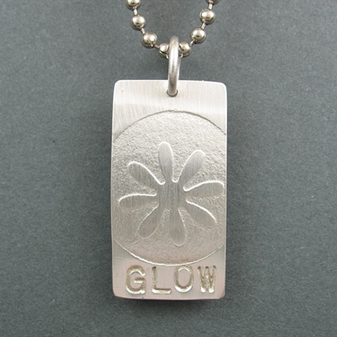 Sterling Silver Glow Tag