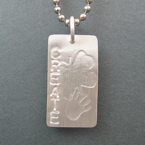 Sterling Silver Create Tag